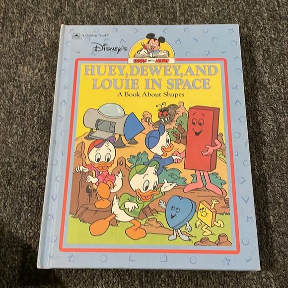 Disney's Learn with Mickey 90's Vintage Book Bundle Set of 3 books Donald Duck - Picture 2 of 5